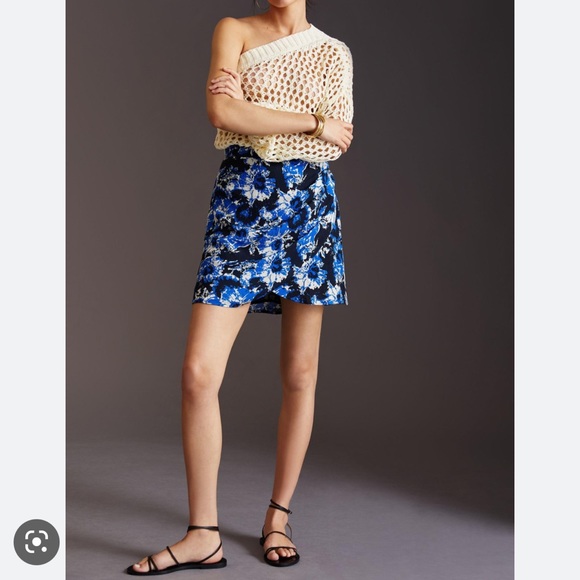 New Anthropologie Porridge Mini Skirt - Picture 2 of 10